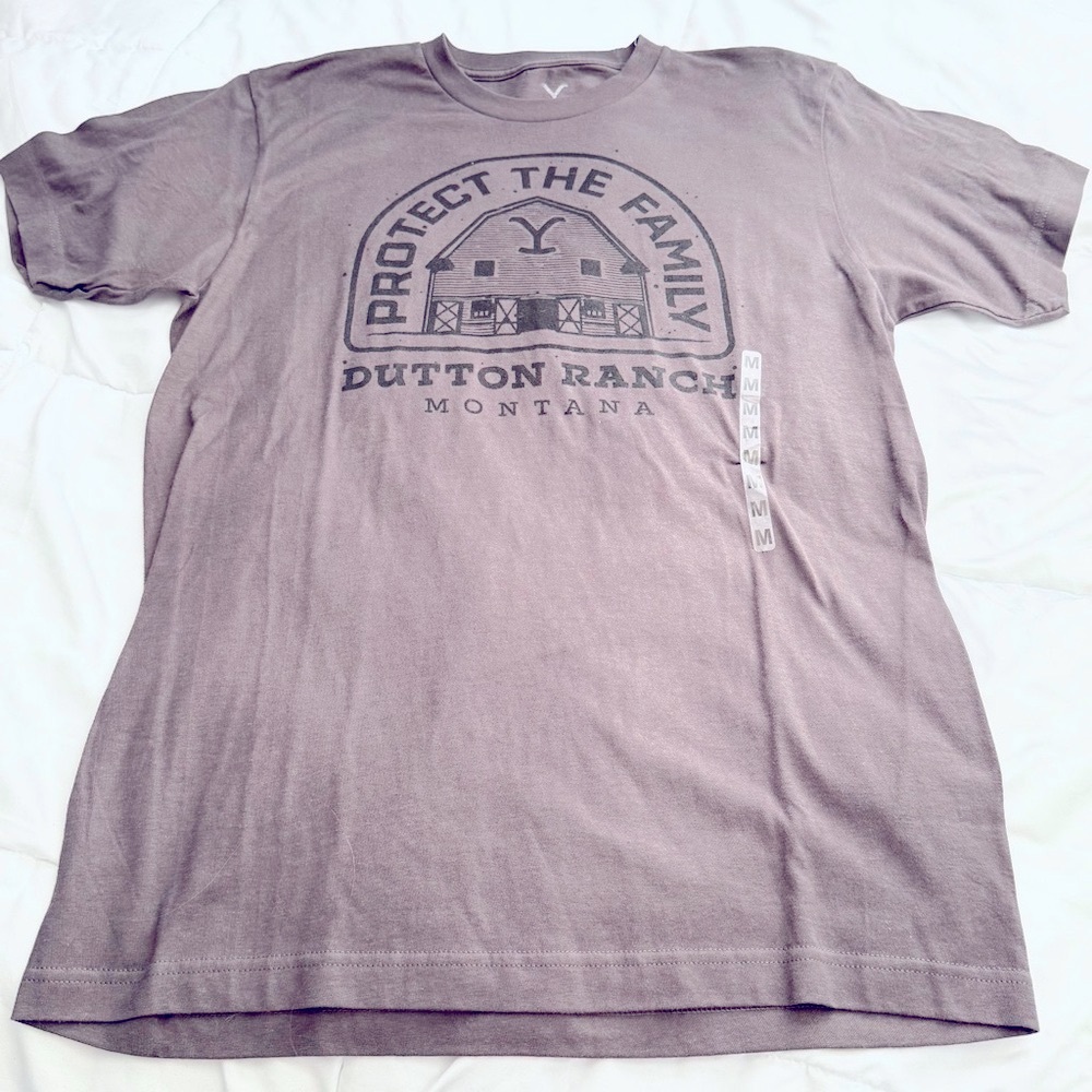 Gray Yellowstone T-Shirt for Men